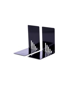 Maul Buchstützen-Set S Schwarz, Metall