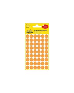 Avery Zweckform Klebepunkte 12 mm Neonorange