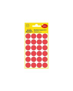 Avery Zweckform Klebepunkte 18 mm Rot