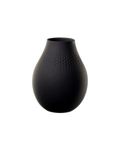 Villeroy & Boch Vase Collier Perle No. 2, Schwarz