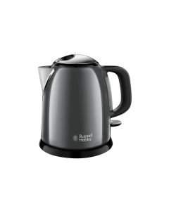 Russell Hobbs Wasserkocher 24993-70 Colours Plus 1 l, Grau/Schwarz