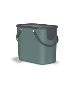 Rotho Recyclingbehälter Albula 25 l, Mistletoe Grün
