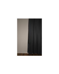 Stotz Decor AG Nachtvorhang mit Faltenband Carol 140 cm x 245 cm, Schwarz