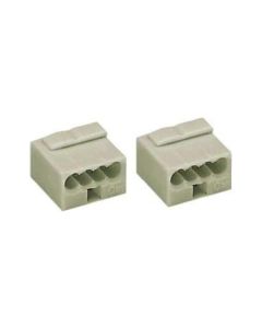 WAGO Steckklemme Micro-Wago 4-fach, 100 Stück