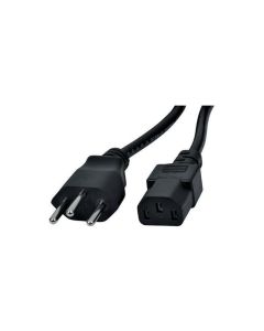 Diggelmann Netzkabel 2 m C13 - T12, 1.5 mm², Schwarz
