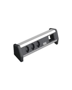 Bachmann Tischsteckdosenleiste DESK 1 3x T13, 1x ABD