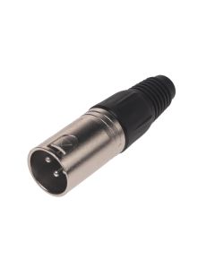 Bemero Stecker BC1001NI-M 3-Pol XLRm male Stecker Nickel