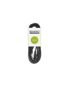 Bemero XLR-Kabel XLRf - 6.3 Klinken symmetrisch 3 m, Schwarz