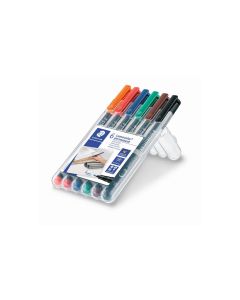 Staedtler Folienstift Lumocolor 318 F 6er-Set, permanent