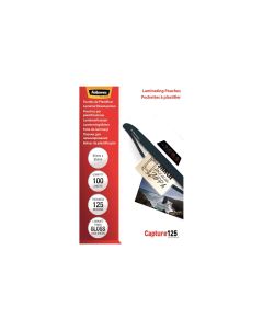 Fellowes Laminierfolie 6.5 x 9.5 cm, 125 µm, 100 Stück, Glänzend