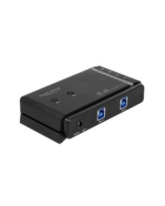 Delock USB-Switch USB3.0, 2 Port 2x2Matrix Umschalttasten