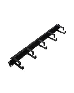 Wirewin Kabelführungspanel KFP-5RING METAL BL , Schwarz