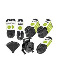 Bemero XLR-Kabel Popband Kabel-Set Version 2 Schwarz
