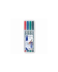 Staedtler Folienstift Lumocolor 315 M 4er-Set, wasserlöslich