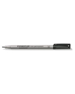 Staedtler Folienstift Lumocolor 315 M Schwarz, wasserlöslich, 10 Stück