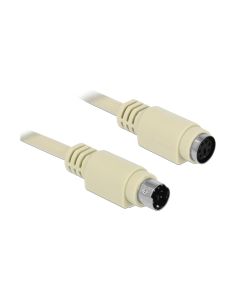 Delock Verlängerungskabel PS/2 - PS/2 (m-f) 5 m