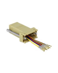 Delock Adapter RJ-45 - RS-232 DB9 (f-f) grau