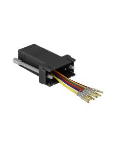 Delock Adapter RJ-45 - RS-232 DB9 (f-f) schwarz