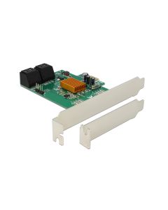 Delock SATA-Controller PCI-Ex1- 4x SATA Marvell 88SE9215 Chipsatz