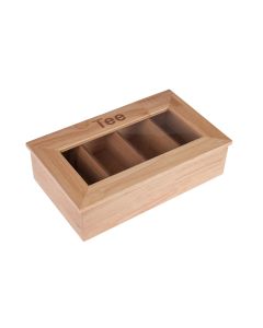 Paderno Teebeutel-Box 33.5 cm x 20 cm, Hellbraun