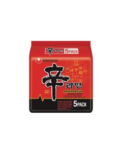Nongshim Nudelsuppe Shin Ramyun 5 x 120 g