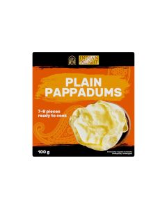 Indian Delight Plain Pappadums 100 g