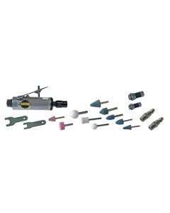 Stanley Druckluft-Schleifer Set mit 10 Aufsätzen
