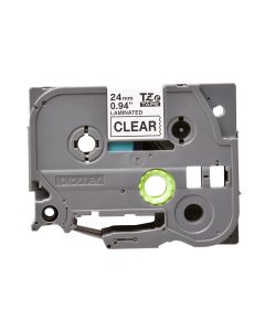 Brother Beschriftungsband TZe-151 Schwarz auf Transparent