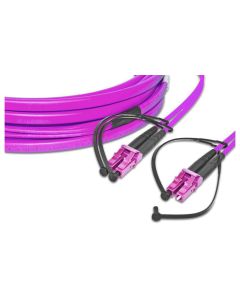 Lightwin LWL-Patchkabel Multimode LC – LC, OM4, Duplex, 2 m
