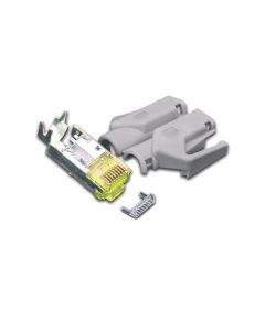 Wirewin Stecker RJ45 Hirose TM31 50 Stück, Grau
