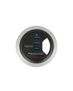 Delock Tisch-Hub USB 3.0 + SD Card Reader