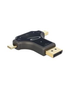 Delock Adapter USB-C, DisplayPort, miniDisplayPort auf HDMI