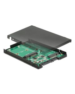 Delock Konverter 2.5″ M.2 / mSATA zu SATA Adapter