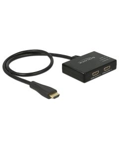 Delock 2-Port Signalsplitter HDMI - HDMI 4K/30Hz