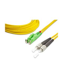 Lightwin LWL-Patchkabel Singlemode E2000/APC – FC, OS2, Duplex, 10 m