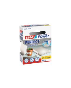 tesa Klebeband extra Power Perfect 19 mm x 2.75 m, Weiss