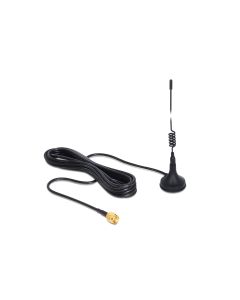 Delock GSM-Antenne SMA, 0.8-2.1GHz, 25cm SMA 3 dBi Rundstrahl
