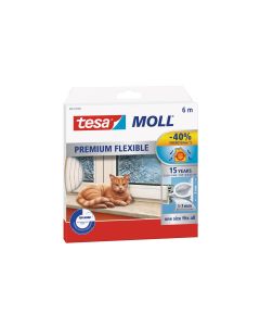 tesa Gummidichtung MOLL Premium Flexible 1 Stück, Weiss