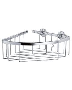 tesa Bad-Utensilienhalter Aluxx  Eckablagekorb, Chrom