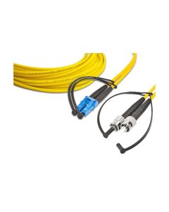 Lightwin LWL-Patchkabel Singlemode LC – ST, OS2, Duplex, 1 m