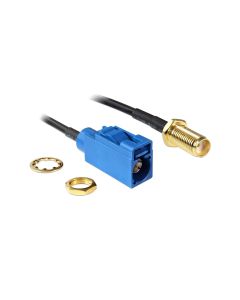 Delock Antennenkabel FAKRA C - SMA, (f-f), 20cm zum Einbau