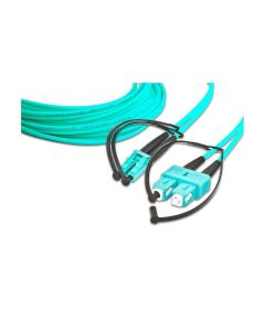 Lightwin LWL-Patchkabel Multimode LC – SC, OM3, Duplex, 0.5 m