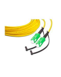 Lightwin LWL-Patchkabel Singlemode SC/APC – SC/APC, OS2, Simplex, 2 m