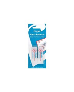 Läufer Radiergummi Plast 0120 2 Stück, Weiss