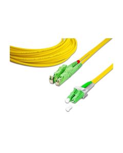 Lightwin LWL-Patchkabel SM E2000/APC – LC/APC, OS2, Duplex, 3 m