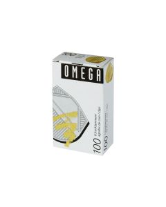 Omega Eckenklammer 100 Stück, Gold metallic
