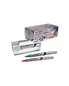 pentel Whiteboard-Marker Maxfilo Slim Blau/Grün/Rot/Schwarz