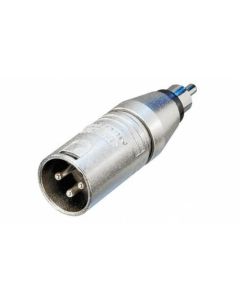 Neutrik Audio-Adapter NA2 MpxMM XLR 3 Pole, male - Cinch