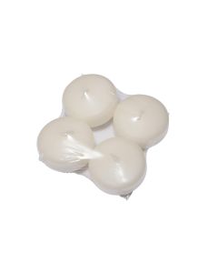 Herzog Kerzen AG Schwimmkerze Linsen Ø 5 cm, Weiss