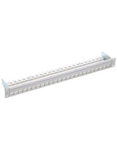 R&M Patchpanel 24 Port Cat. 6A 1HE 19 ungeschirmt leer